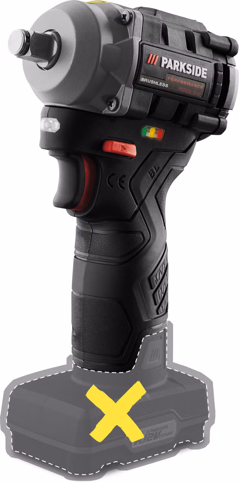 PARKSIDE PERFORMANCE® Avvitatore a impatto a batteria da 12 V «PPDSSA 12 A1», senza batteria e caricabatteria