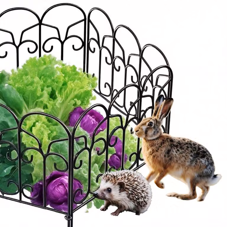 Recinzione decorativa, cancello da giardino in metallo, 46 x 230 cm