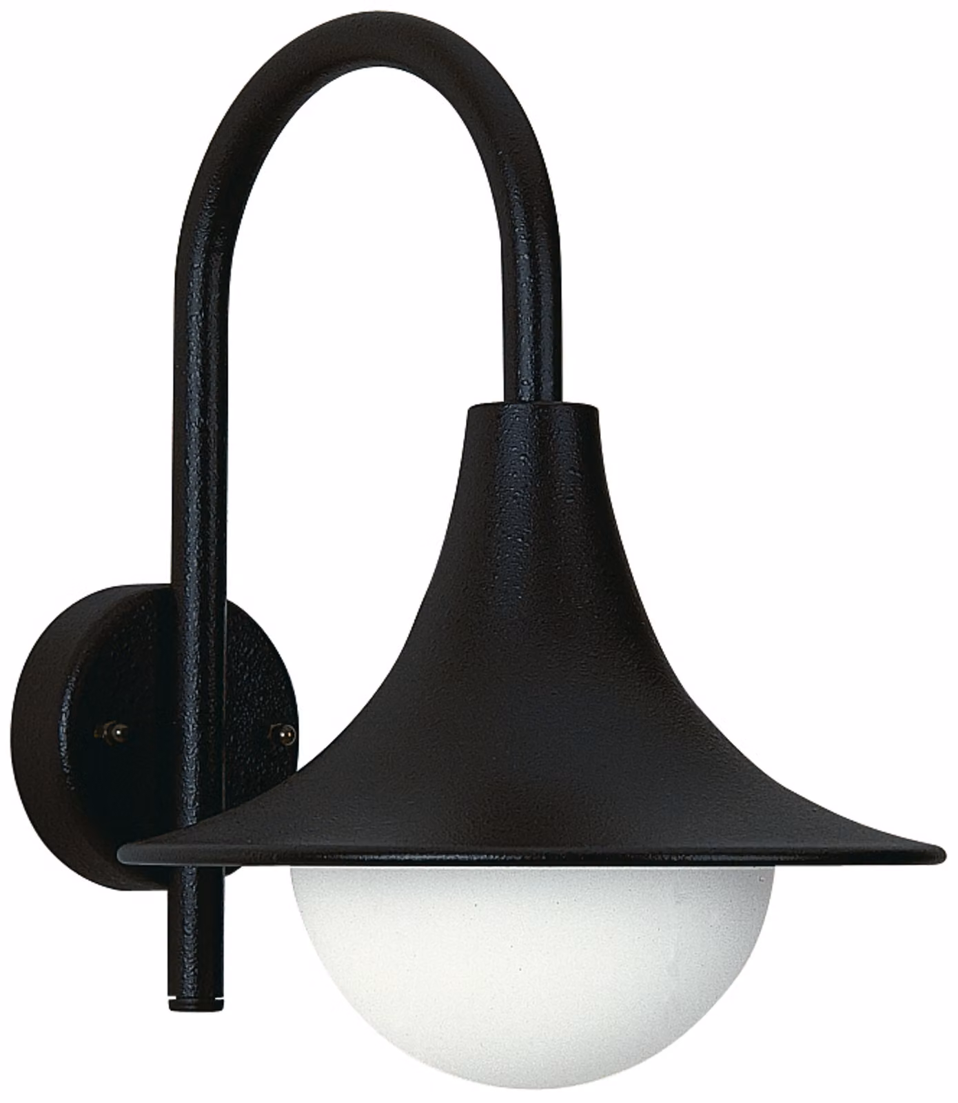 Lampada da parete sospesa in alluminio nero 660669