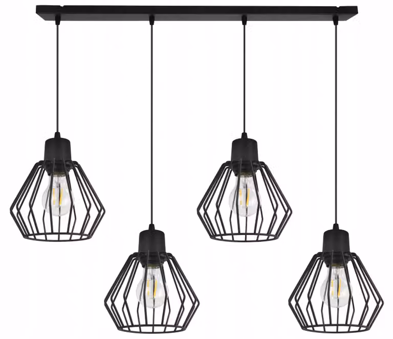 Lampada a sospensione, lampadario da soffitto, paralume in filo metallico, LED