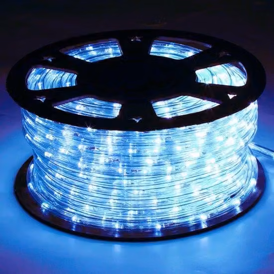 Striscia LED da 20 metri per uso interno ed esterno – Tubo LED impermeabile – 480 LED – Illuminazione fissa e decorativa per Natale – Blu