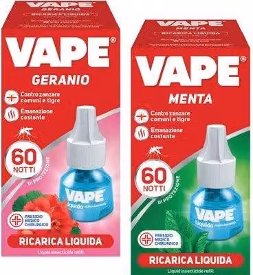 Ricarica Liquida Zanzare Vape Magic 30 Pezzi