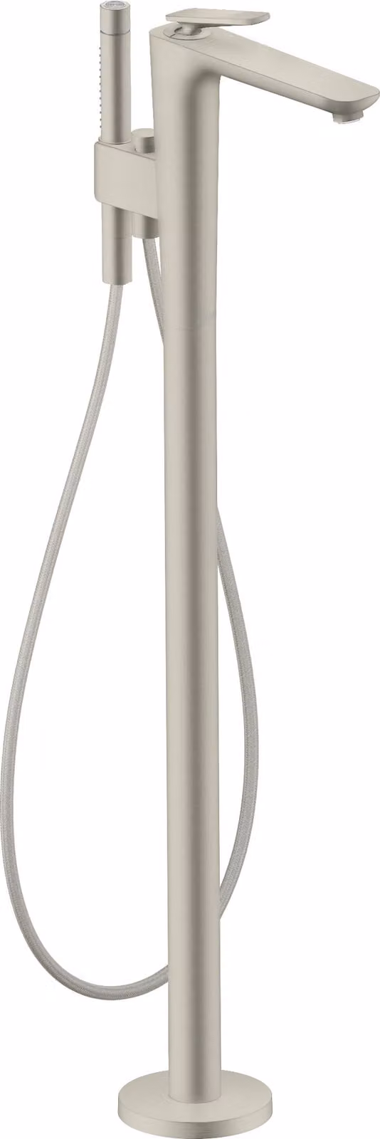 hansgrohe AXOR Citterio C Mitigeur monocommandé pour bain au sol, 2 consommateurs, Cubic cut, 49441800, 49441800