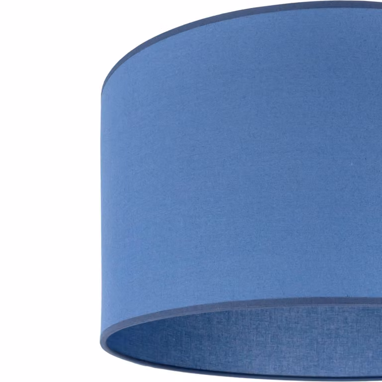 Paralume Roller Ø 40 cm, blu scuro Duolla, Blu, Tessuto / Stoffa / Seta