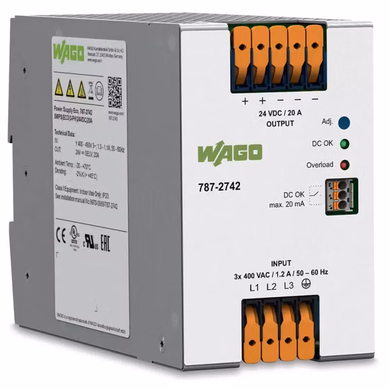 Alimentatore WAGO Eco trifase 787-2742