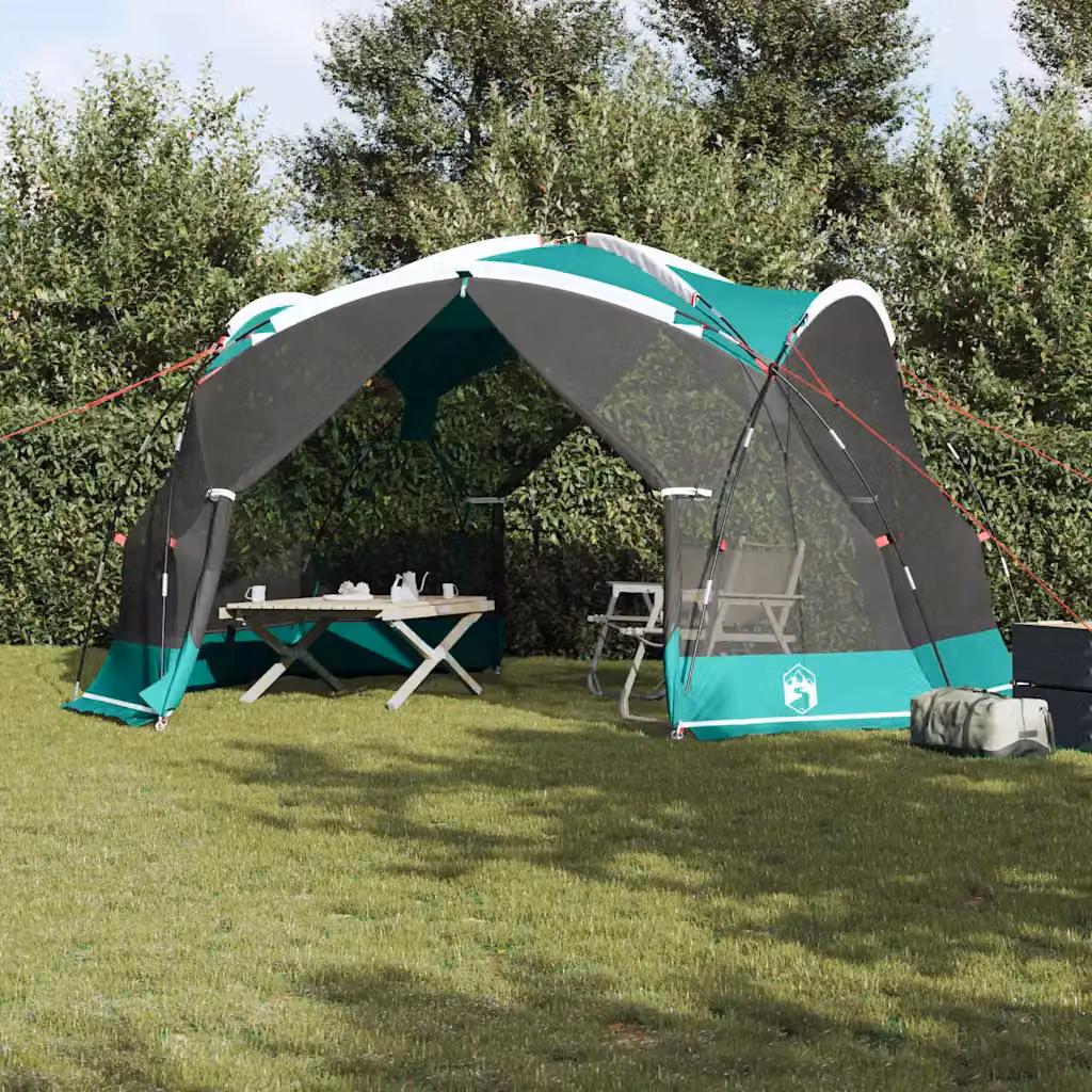 Tenda zanzariera vidaXL verde in poliestere e fibra di vetro L: 434 cm, P: 434 cm, H: 230 cm