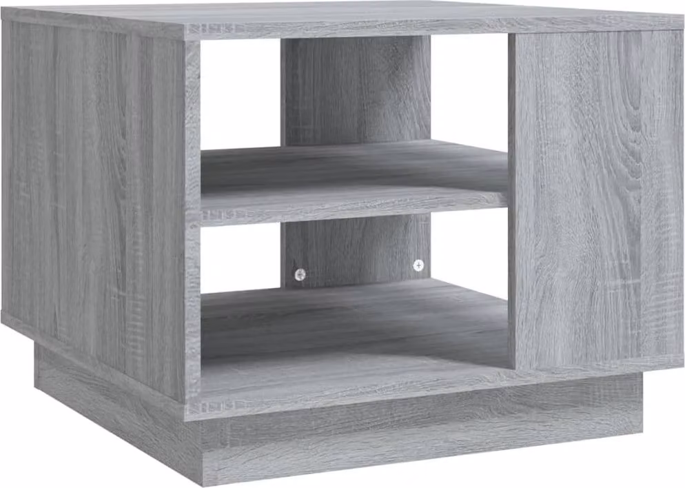 Tavolino da Salotto Grigio Sonoma 55x55x43 cm in Truciolato