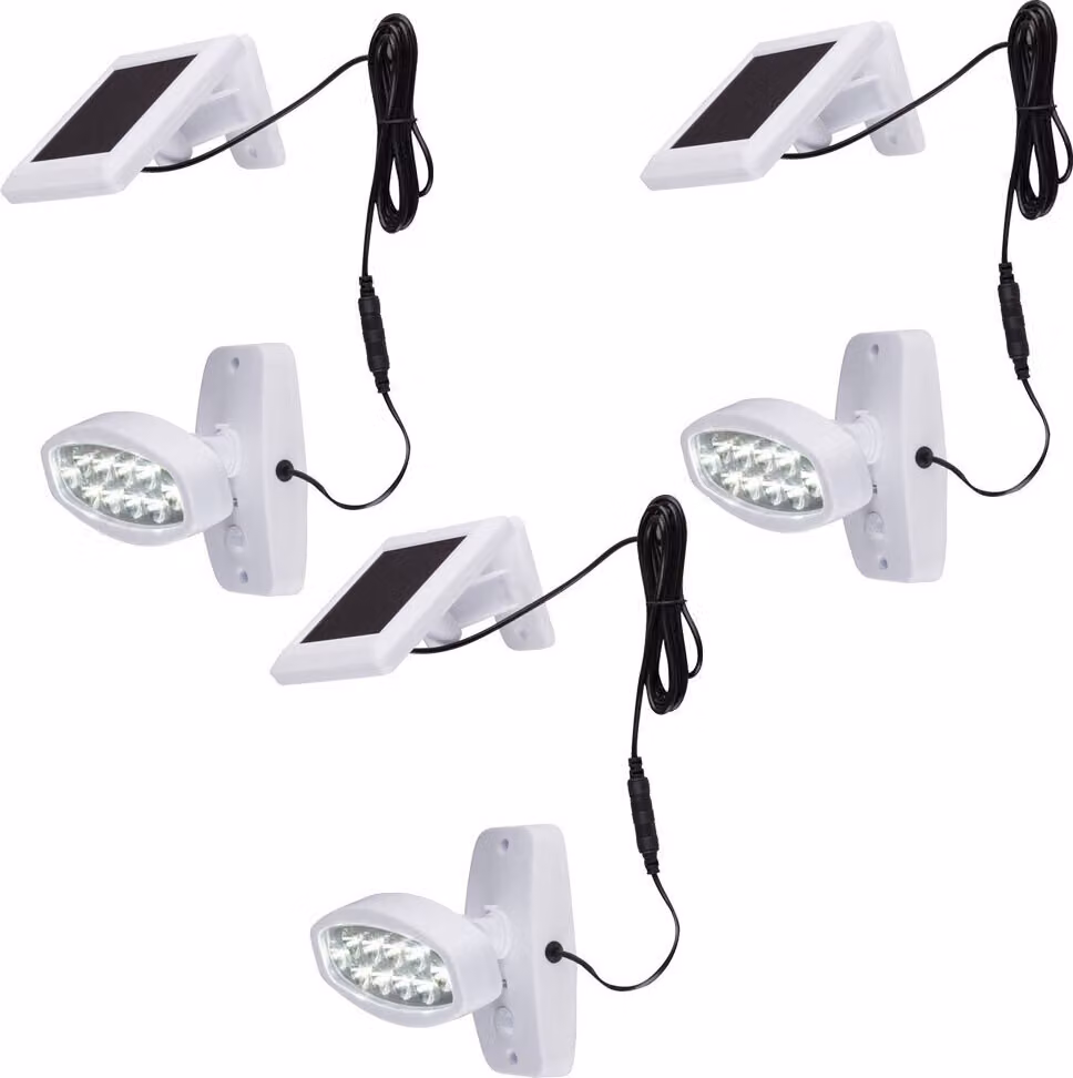 set di 3 applique a LED con rilevatore di movimento