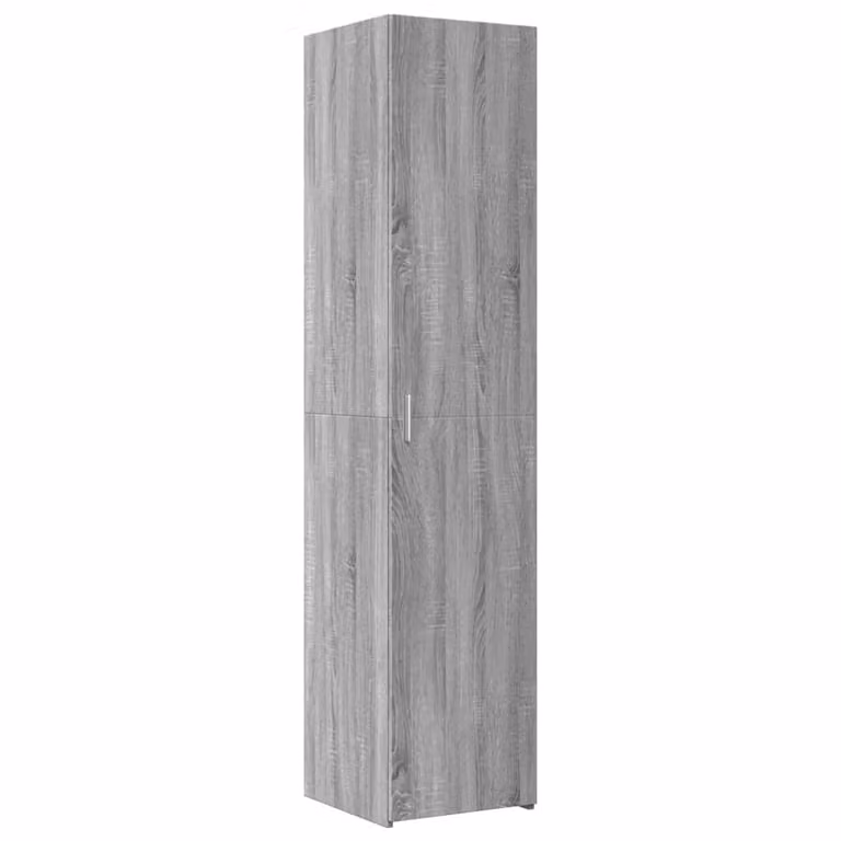 Credenza Grigio Sonoma 40x42,5x185 cm in Legno Ingegnerizzato