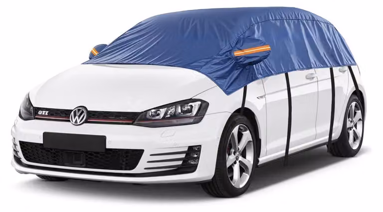 Copertura impermeabile e traspirante per auto, adatta a metà garage, per modelli VW Golf dal 2003 al 2025