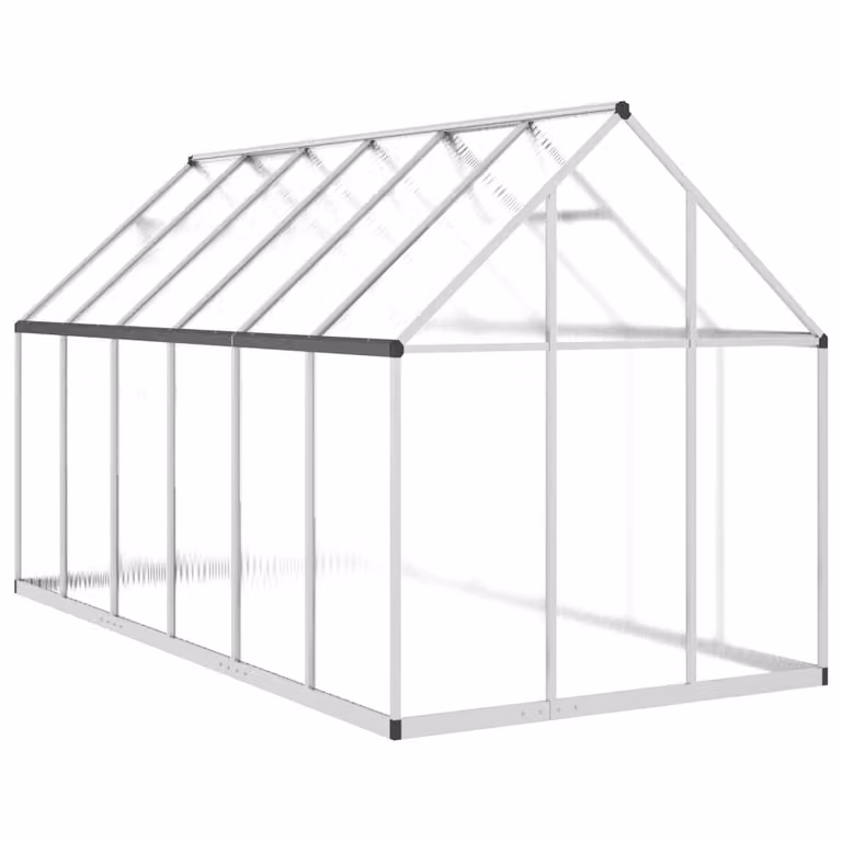 Telaio Serra con Base Argento 334x169x195 cm in Alluminio