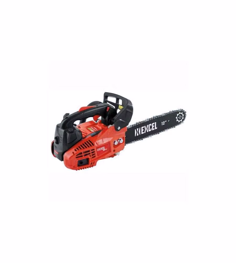 Motosega a scoppio a 2 tempi Excel CDF04323 MT300 con barra da 30 cm, passo 3/8", motore da 25,4 cc e peso di 3,8 kg, colore rosso – 1
