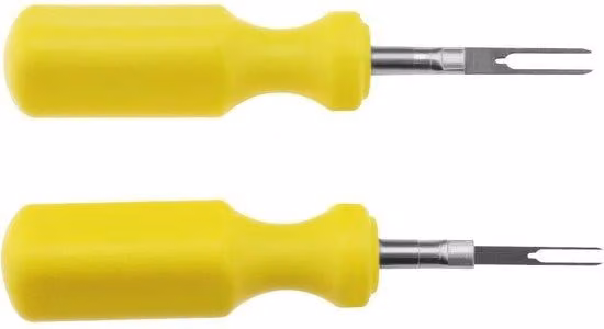 Strumento per la rimozione di connettori per auto da 2 mm e 3 mm, estrattore per pin, estrattore per pin in acciaio inossidabile, attrezzo di smontaggio per riparazioni meccaniche