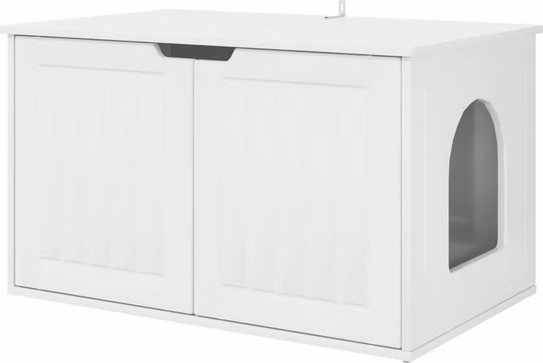 Casa per Gatti Bianco Lucido 85 x 55 x 50,5 cm