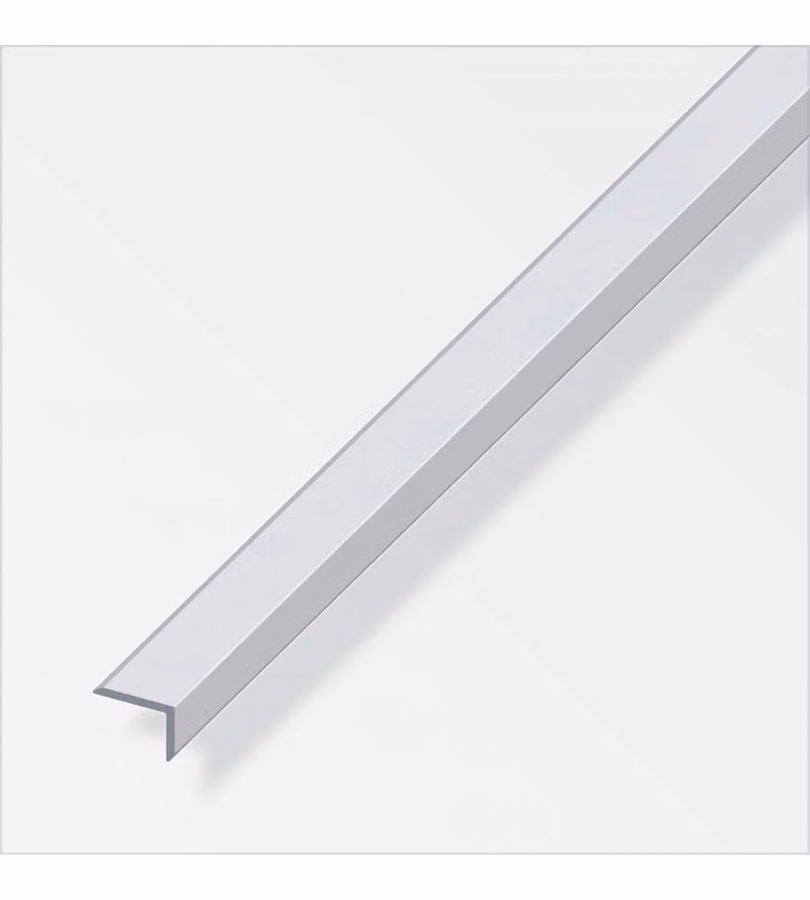 Profilo Protezione Bordi 19X8X1,6 Alluminio Argentato 1Metro