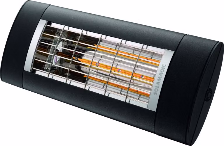 Riscaldatore a infrarossi 2kW nano-anth IP44 - Emettitore a soffitto/parete 2000W SM-S1-PLUS-2000-NA