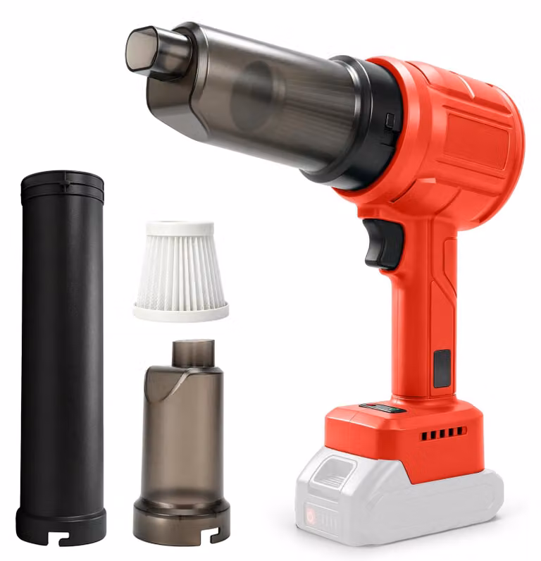 Aspirapolvere e soffiatore multifunzione, motore brushless, 35.000 giri al minuto, potente funzione di aspirazione e soffiaggio