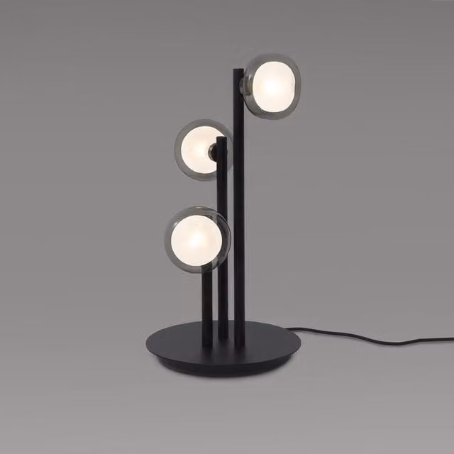 Lampada da tavolo Tooy Nabila 552.33 con LED dimmabile in vetro e metallo