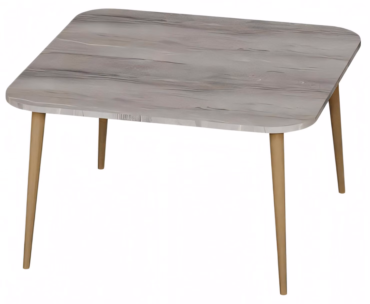 Moderner grauer Couchtisch aus Holz