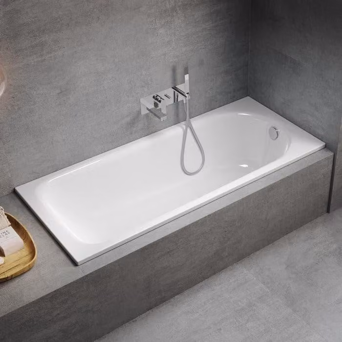 Vasca da bagno rettangolare Sturotec Sturoform, dimensioni 180 x 80 cm