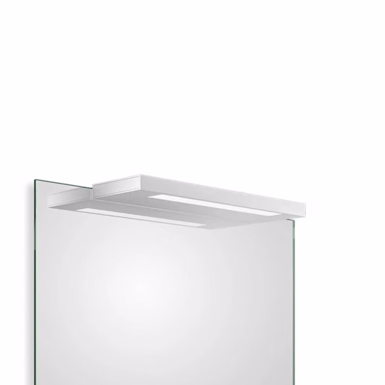 Decor Walther Applique da parete Slim 1-34 N, Bianco / Opale, Bagno, Alluminio, Moderno, Applique