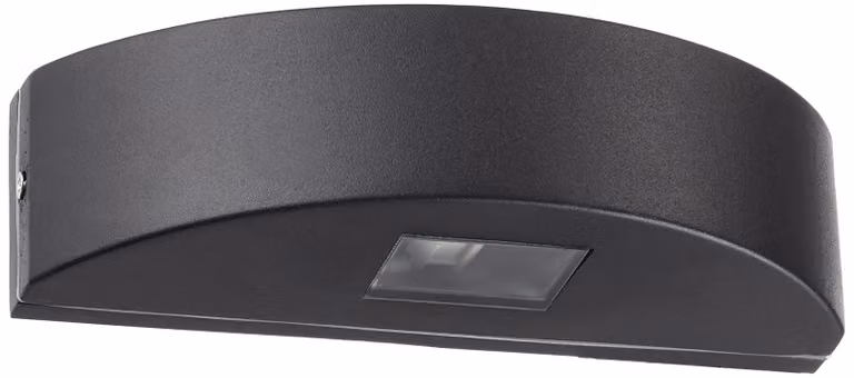 Lampada da esterno, a due luci, grado di protezione IP54, in alluminio, da montare a parete, design moderno