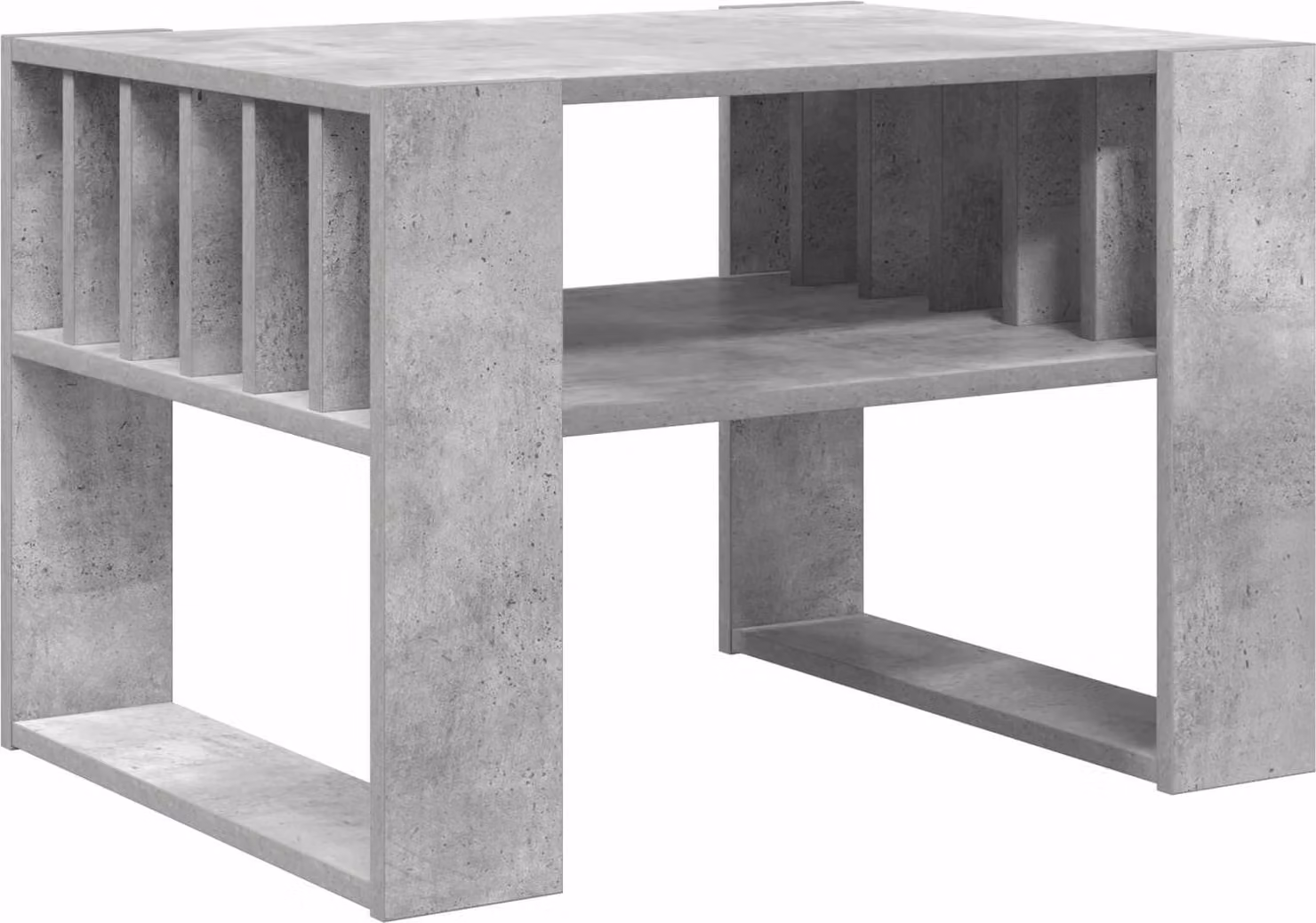 Tavolino da salotto Grigio cemento 66 x 49,5 x 45 cm