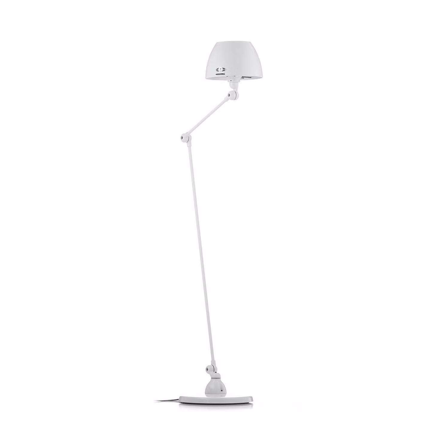 Jieldé Lampada da terra Aicler AIC833, Bianco / Opale, Soggiorno / Sala da pranzo, Metallo, Industriale, Lampada da terra