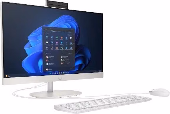 PC All in One HP ProOne 240 G10 da 23,8 pollici, Intel Core i3 N300, 16GB RAM, 512GB SSD, Windows, White D5BD0AT – 2
