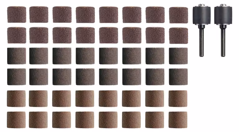 Kit assortito nastri abrasivi Dremel 13 mm