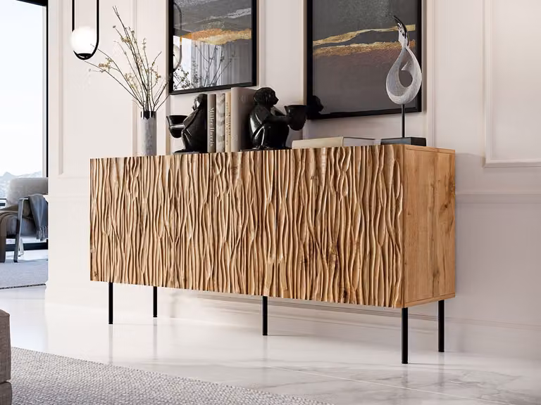 Cassettiera con ante LIMON 1 - rovere wotan