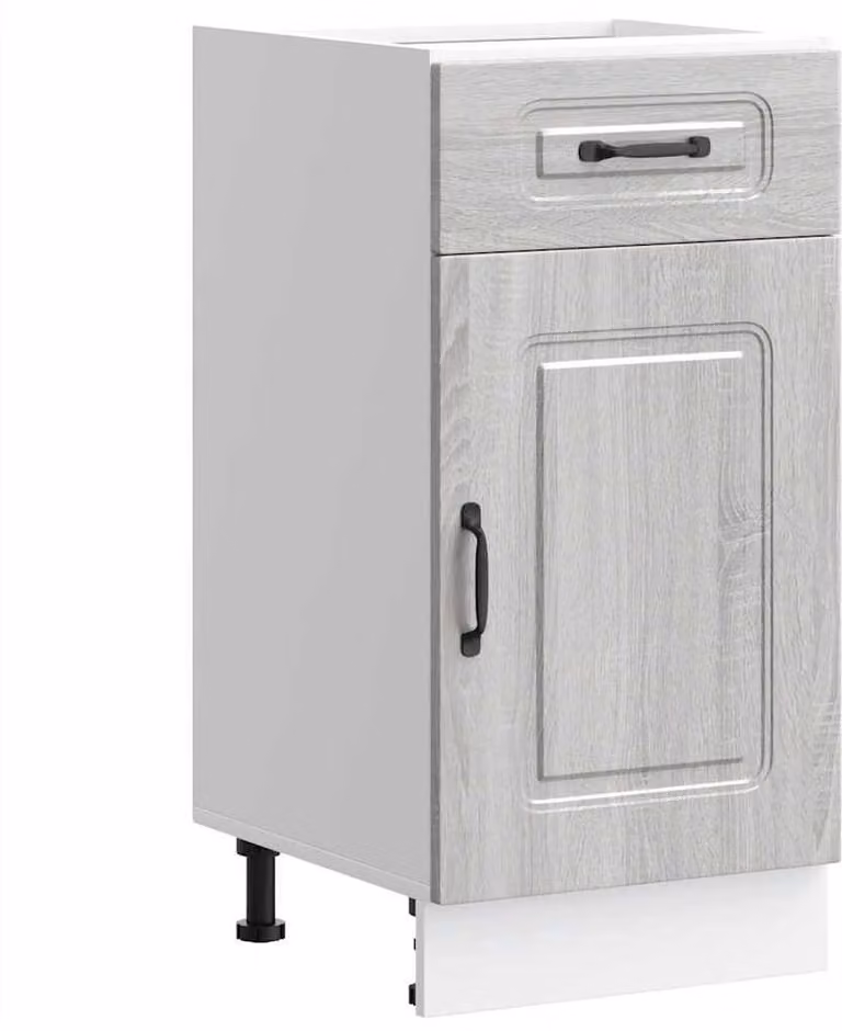 Base da Cucina Kalmar Grigio Sonoma in Legno Multistrato