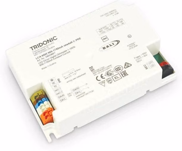 Driver Dali-Push Fly IDEAL LUX in plastica bianca 100W 1400Ma