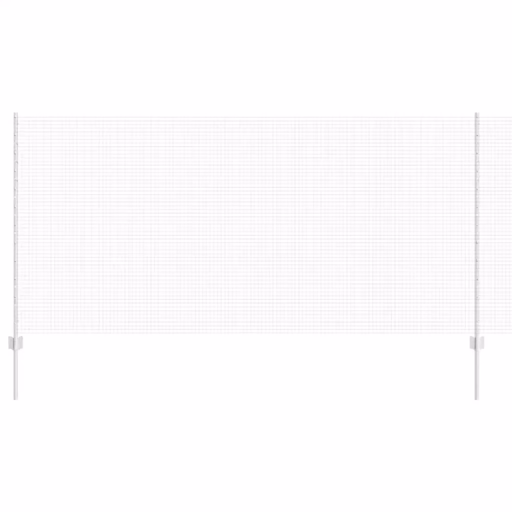 Recinzione Videx in acciaio zincato color argento con pali rotondi da interrare L/P/H: 120 x 40 x 19 cm – 2