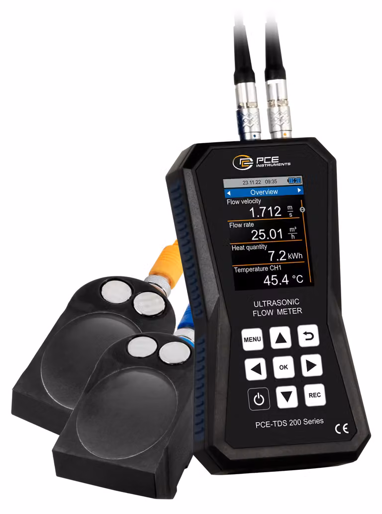 Misuratore di portata a ultrasuoni PCE Instruments modello PCE-TDS 200 L