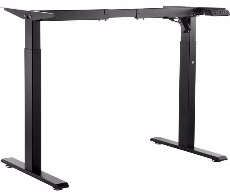 Struttura regolabile elettricamente per scrivania - Altezza: 70-117 cm - Lunghezza: 90-135 cm - Acciaio al carbonio laminato a freddo - Struttura ergonomica per scrivania