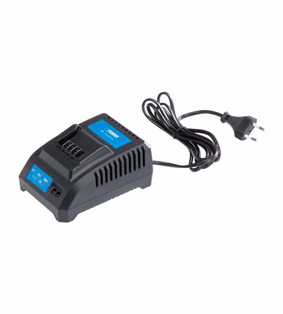 Fervi Caricabatterie 2A 20V Nero - Potenza 55W - Dimensioni 190x110x90 mm