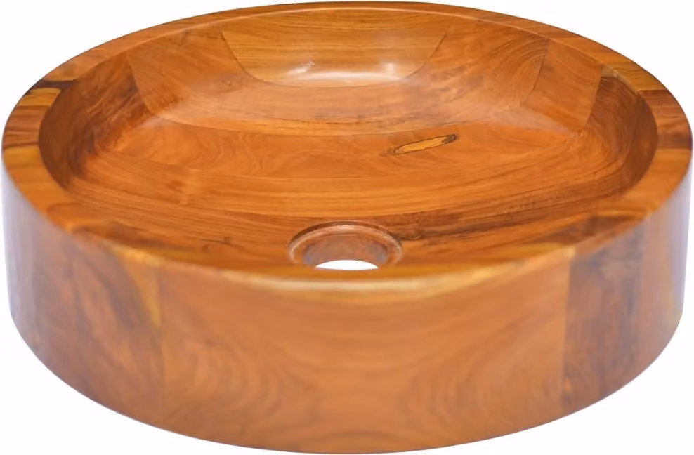 The Living Store Lavabo in teak massiccio Φ40x10 cm