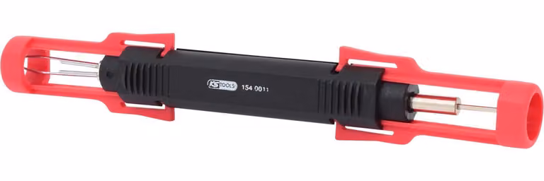 KS TOOLS Attrezzo per sbloccare i cavi per terminali a lama e prese a lama 2,8-6,3 mm ( 154.0011 )