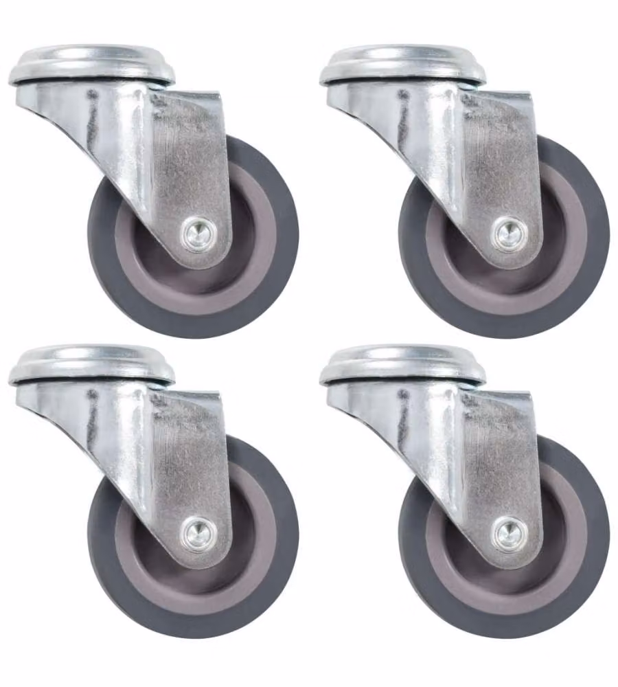 Ruote Girevoli con Foro per Bullone 12 pz 50 mm 277842