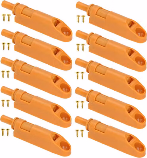 KOTARBAU® Set di 10 ammortizzatori per ante di mobili con adattatore softclose in faggio per mobili