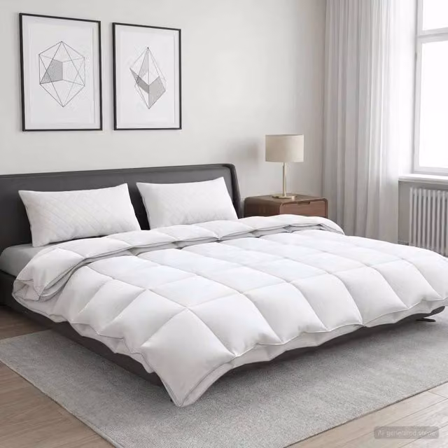 Set di piumoni in piume d’oca al 90% FULDA 3 pz 200 x 220 cm 3442709