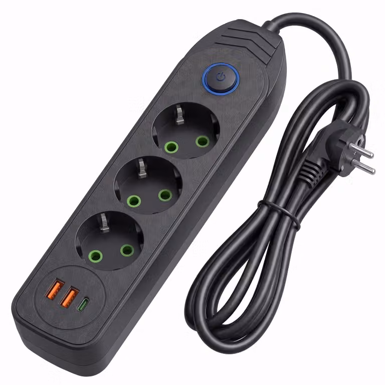 Multipresa Toolight Jnh024-3B Black