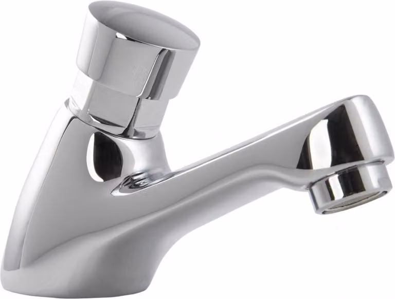 Kuchinox TIME BQZ_02AD Miscelatore per lavabo a chiusura automatica, cromato