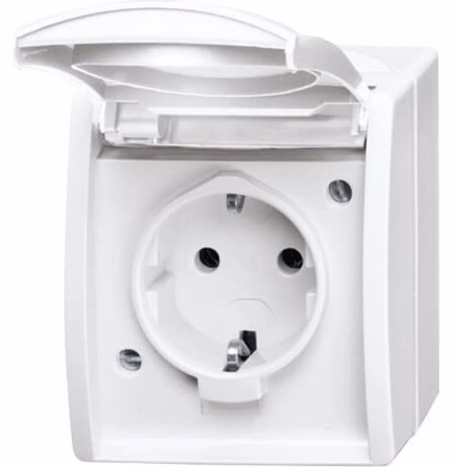 Presa Schuko Busch-Jaeger con coperchio incernierato 20 EW-54