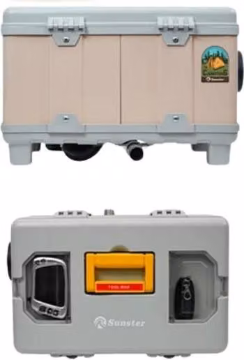 Riscaldatore ad aria diesel, design portatile per cassetta degli attrezzi, doppia alimentazione, 8KW 12V 110-240V
