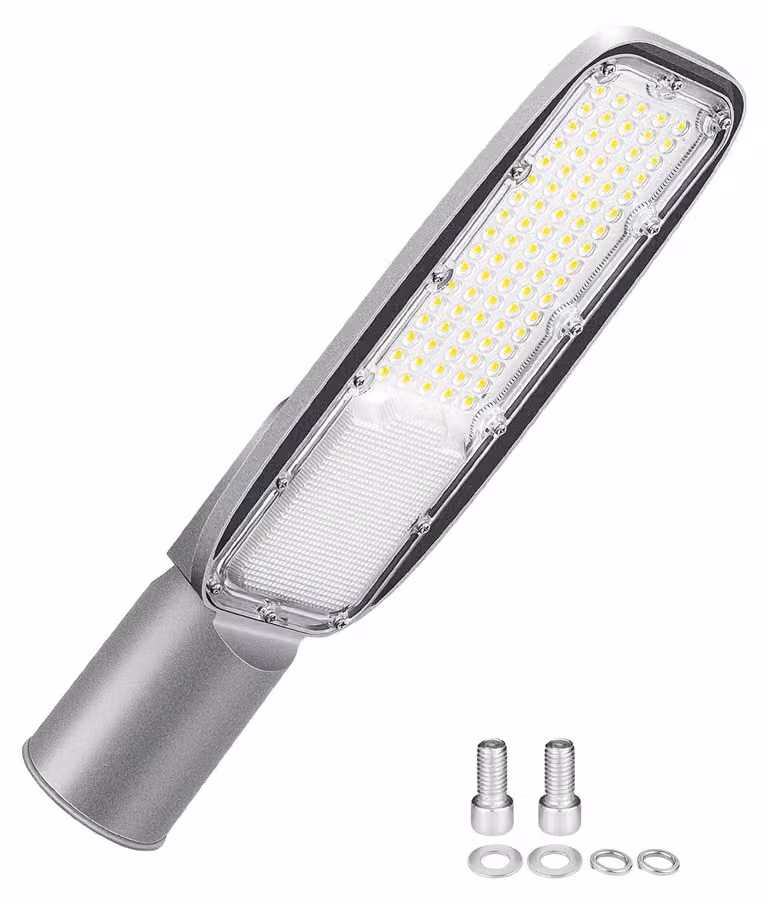 Illuminazione stradale a LED per esterni, 50W, 4052 lumen, ideale per parcheggi