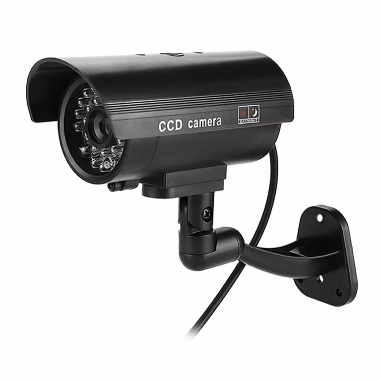 Telecamera fittizia, finta telecamera di sicurezza, telecamera a circuito chiuso, finto monitor di sicurezza, telecamera fittizia antifurto