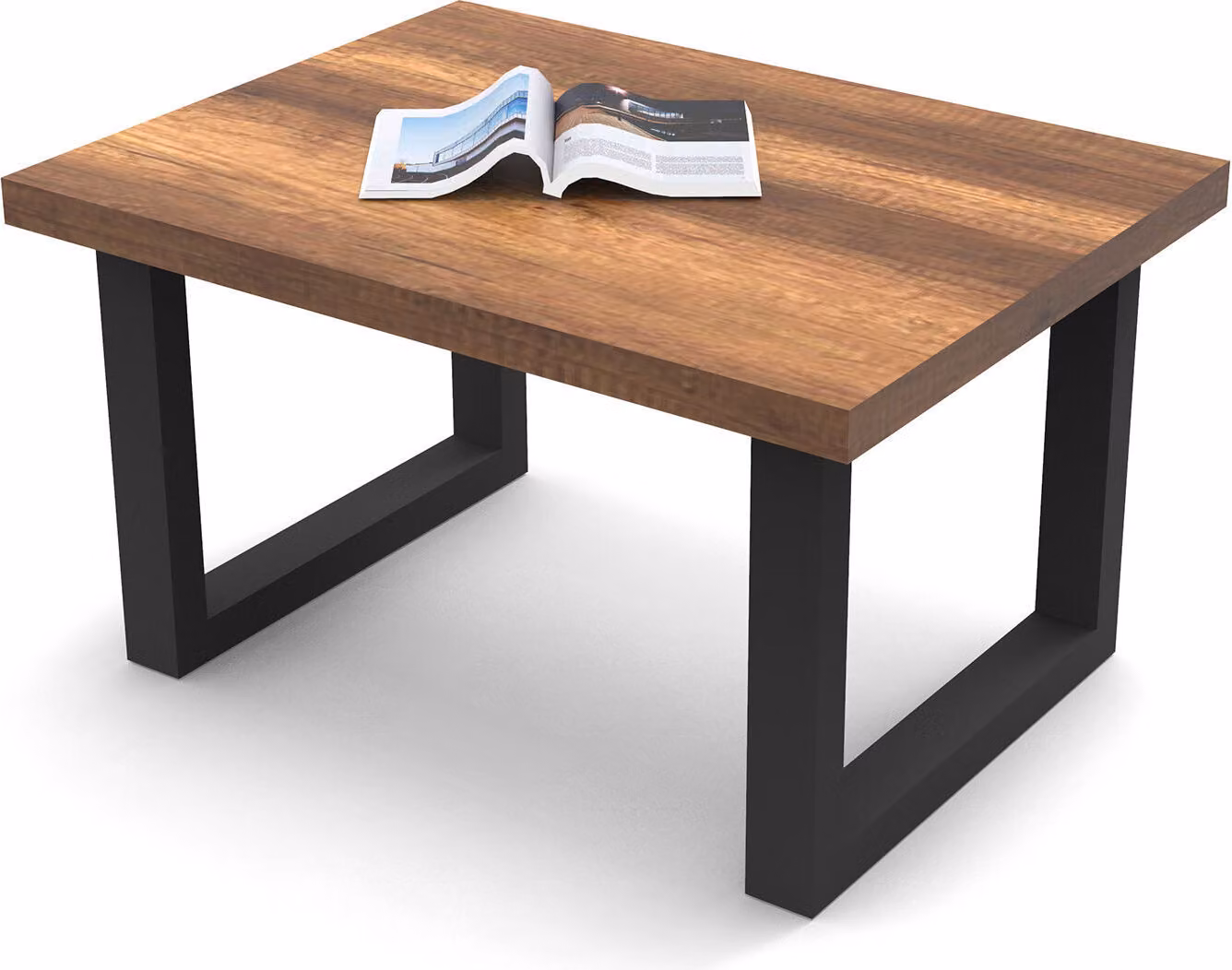 Skye Decor, Mn02-Ba, tavolino da salotto, noce, 100% PANNELLI DI PARTICELLE RIVESTITI IN MELAMMINA, 80 x 60 x 43 cm
