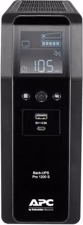 APC Back-UPS Pro BR 1200VA Gruppo di Continuità Linea Interattiva 1,2 kVA 720 W 8 Prese AC Nero BR1200SI – 1